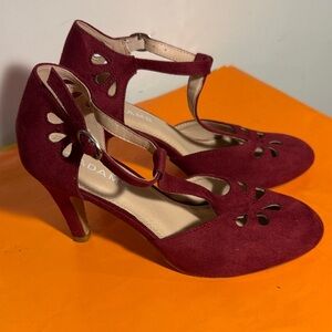 Burgundy Heels